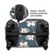 thumbnail image 2 of Balery Blue Flower Funda de equipaje, fundas para maletas, elástica, lavable, protector de maletas, compatible con maletas de 18 a 32 pulgadas-X-Large, 2 of 7