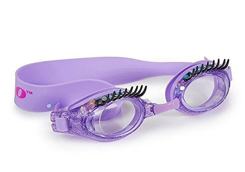 Bling2O Girls Swimming Goggles Purple Glitter Children Kids UV Swim Glasses 3y+ 