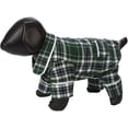 thumbnail image 2 of Fab Dog Flannel Dog Pajamas, 12" Length, Green Plaid, 2 of 4