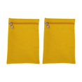 thumbnail image 1 of 2 bolsillos cosidos con cremallera para viajes, bolsillos de seguridad, funda para teléfono, interiores invisibles versátiles para sudaderas Amarillo, 1 of 7