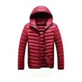 thumbnail image 1 of Manteau Matelassé d'Hiver pour Hommes, Résistant à l'Eau, Compressible, à Capuche, Léger et Isolé, 1 of 2