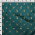 thumbnail image 3 of oneOone Organic Cotton Poplin Twill Fabric Floral Block Print Fabric BTY 42 Inch Wide, 3 of 4
