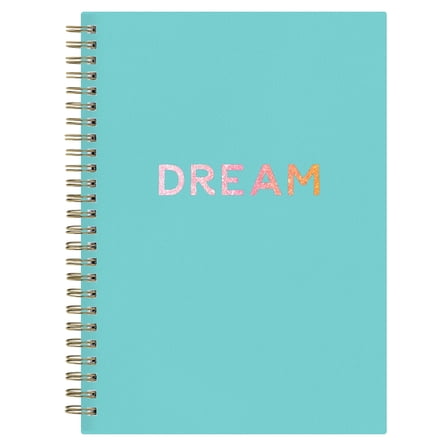 Notebook, 5.75x8.5, Good Vibes for Blue Sky, Dreams Aqua