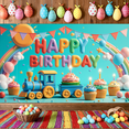 thumbnail image 3 of Colorful Design Balloon Decoration Children Celebration Banner for Birthday Party Kids Event Decoration, 3 of 9