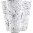 thumbnail image 4 of Meridian Furniture Monza Blanc Intérieur/extérieur Fini Béton Marbre Table d'Appoint, 4 of 9