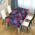 thumbnail image 4 of Yayeee Tablecloths 54" x 54" Rectangle Wrinkle Resistant Party Table Cover, Blooming Flowers Pattern, 4 of 8