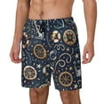 thumbnail image 2 of Fotbe Nautical Men’s Swim Trunks Quick Dry Swim Shorts Board Shorts with Mesh Lining-Large, 2 of 9