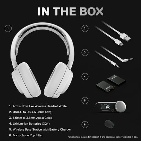 ARCTIS NOVA PRO WIRELESS P WHIT WHITE