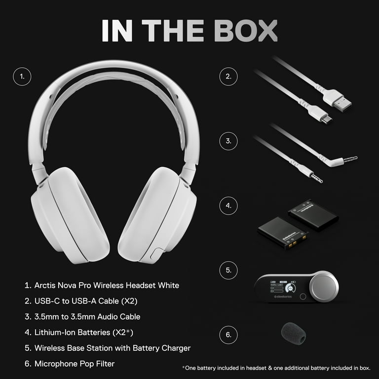 steelseries ARCTIS NOVA PRO WIRELESS　おまけ SteelSeries Arctis Nova Pro Wireless Multi Gaming Headset