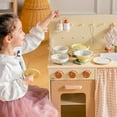 thumbnail image 5 of ROBUD Kids Pots and Pans Playset, 9 Pieces Stainless Steel Kitchen Accessories Pretend Play Kitchen Set for Toddlers, Mini Toy Kitchen Accessories (Cottagecore Yellow), 5 of 9