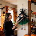 thumbnail image 4 of Halloween Witch Hanging Ornament Jingle Bell Dangling Feet Design Porch Wall Door Indoor Bedroom Party Decor Prop, 4 of 5