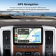 thumbnail image 3 of Estéreo de coche con visualización táctil de 10 pulgadas para Dodge Ram 1500 2500 3500 (2009-2012), kit de repuesto de radio con CarPlay Android Auto DSP BT GPS Navigation (2 GB+64 GB), 3 of 5