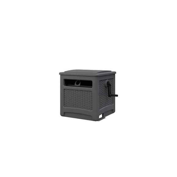 Carrete de manguera Hideaway Suncast Smart Trak de 225 pies, color gris