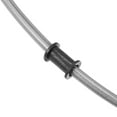 thumbnail image 6 of 35.43" Length 10mm ID Motorcycle Hydraulic Brake Line Oil Hose Pipe Stainless Steel Braided Cable for ATV Silver Tone, 6 of 6