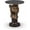 Antique Brown Leopard Head, variant on Unique Leopard Head Side Table, 25" Art Deco Animal Decor End Table with Faux Marble Top, Sculptural Pedestal Accent Table for Living Room Bedroom Entryway Home Office (Antique Brown Leopard Head)