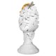 thumbnail image 3 of Escultura de rostro femenino, estante, escultura, decoración, adorno de resina, rostro abstracto Blanco, 3 of 9