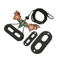 thumbnail image 2 of Small Reptiles Animals Harness, Dragon Lizard Leash Harness Adjustable Dinosaur Elements Attractive Bright Color Safe Soft  For Hamsters For Lizard Orange,Red,Purple,Blue,Black, 2 of 8