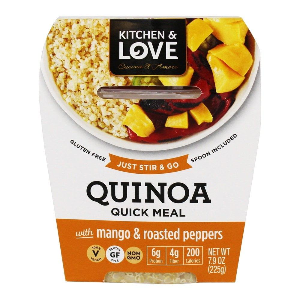 Kitchen & Love Gluten Free Quinoa Quick Meal Mango & Roasted Pepper