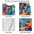 thumbnail image 4 of luoweisi Men's Beach Shorts Quick Dry Swim Trunks with Mesh Lining Starfish L, 4 of 5