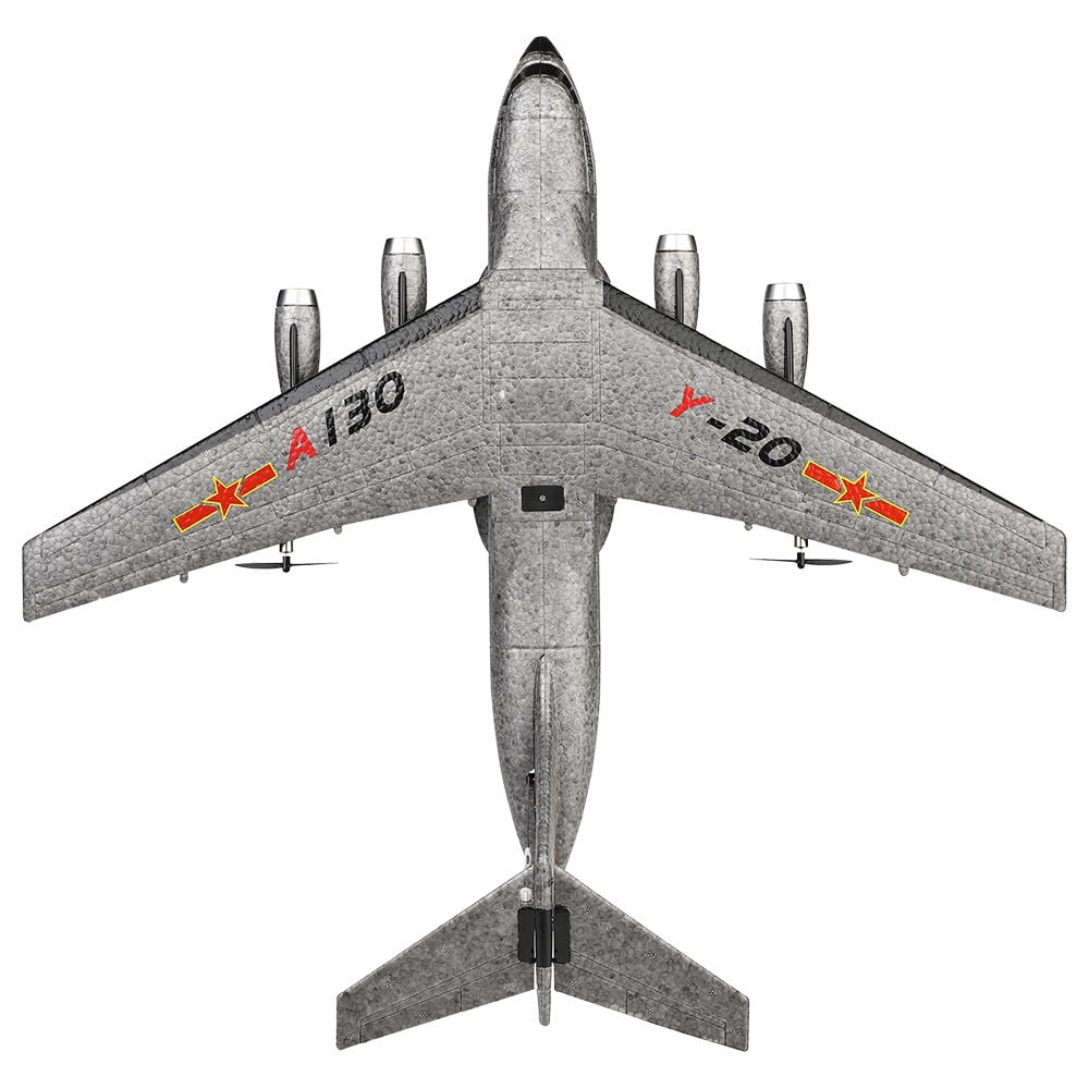 XK A130-Y20 2.4G 3CH Avion RC RTF Gris