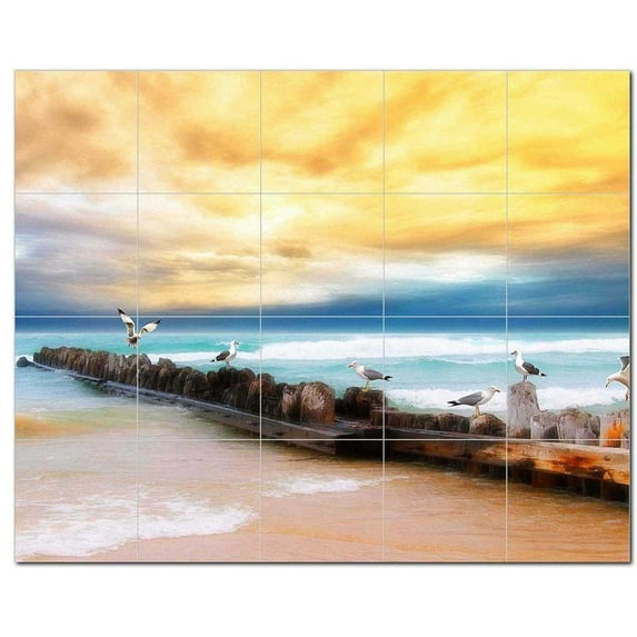 Bird Ceramic Tile Mural Kitchen Backsplash Bathroom Shower, 402025-M54