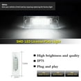 thumbnail image 2 of GTINTHEBOX 2PCS LED LICENSE PLATE LIGHTS LAMPS For VW JETTA 2005 2006 2007 2008 2009 2010, 2 of 9