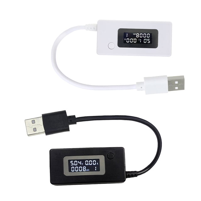 LCD Display USB Detector Voltmeter Ammeter Mobile voltage current Power Capacity Tester Voltage Current Meter