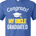 thumbnail image 4 of Inktastic Congrats My Uncle Graduated with cap T-Shirt, 4 of 5