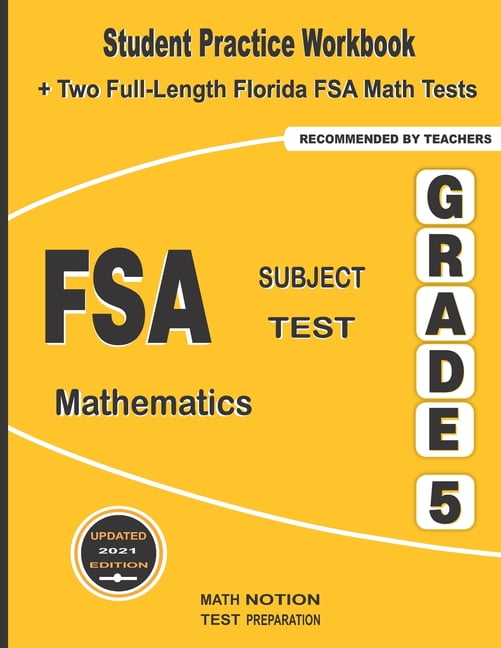 FSA Subject Test Mathematics Grade 5 : Student Practice ...