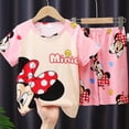 thumbnail image 1 of Pyjamas Garçons Filles Manches Courtes Vêtements de Maison Ensemble Pyjama Manches Courtes Shorts-sebneei, 1 of 4