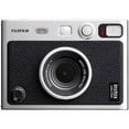 thumbnail image 3 of Fujifilm Instax Mini EVO Hybrid Black Instant Camera - Pixi Bundle | Instax Mini Twin Pack Instant Film | 32GB microSD Card with Adapter, 3 of 13