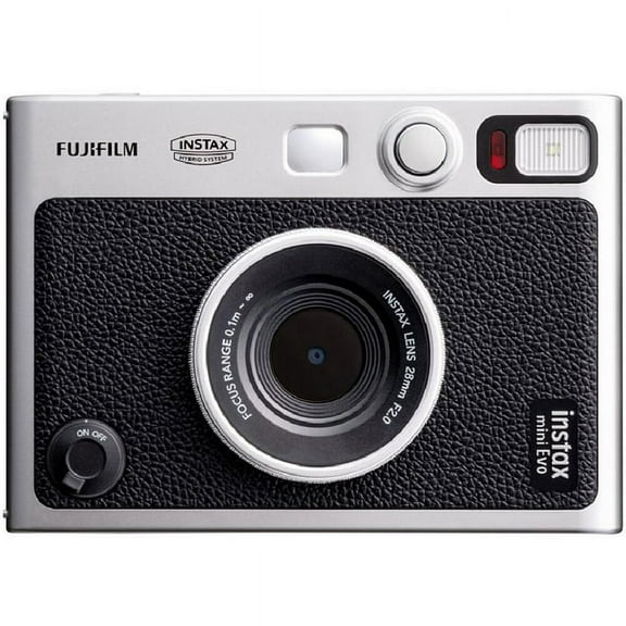 Fujifilm Instax Mini EVO Hybrid Black Instant Camera