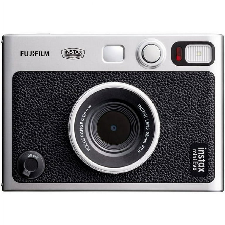 Fujifilm Instax Mini EVO Hybrid Black Instant Camera +