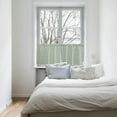 thumbnail image 4 of Sage Green Kitchen Curtain 2 Panels Tiers Curtains 36 Inch Length, Country French Rustic Buffalo Plaid Check Curtains Rod Pocket Curtains Window Drapes Treatment Window Cafe Curtains 55x36, 4 of 5