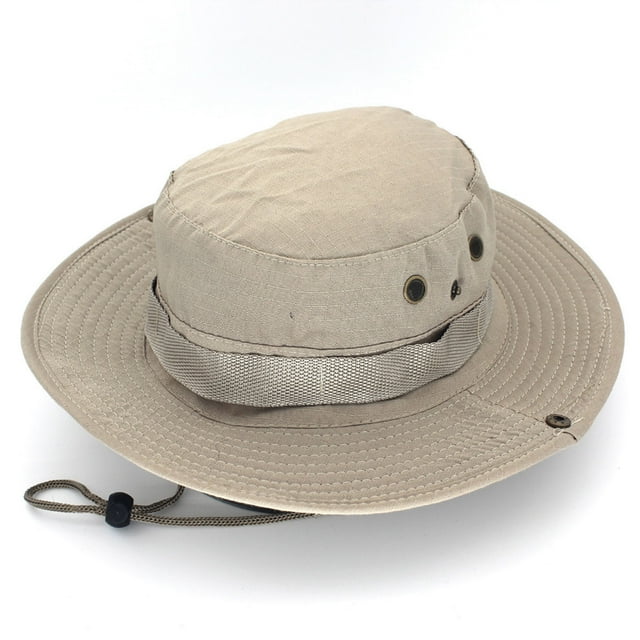 RXIRUCGD Chapeau de Soleil Extérieur Chapeau de Soleil Chapeau Bob Unisexe Été Buisson Pêche Randonnée Casquette Ronde
