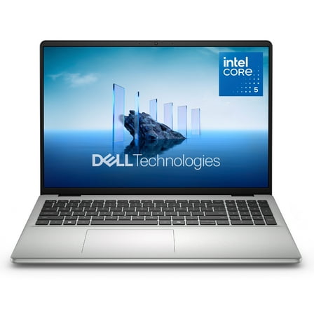 Dell 16” Laptop, Intel® Core™ 5, 8GB, 512GB, FHD  Touch, Silver Metal, Backlit Keyboard
