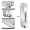 thumbnail image 2 of Hweilai Wall-mounted soap dispenser, liquid hand sanitizer dispenser, 2 of 5