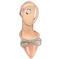 thumbnail image 5 of Journee Womens Gracia Buckle High Stiletto Pointed Toe Evening Pumps, 5 of 10