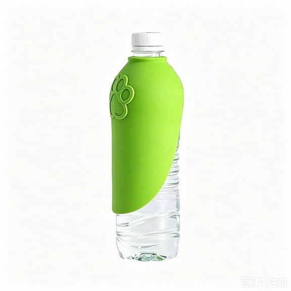 Collapsible Silicone Dog Water Bottle Adapter, Leakproof Portable Pet Travel Water Bowl for Walking Hiking