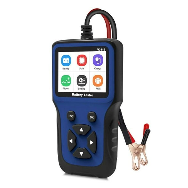 Lightweight Car Battery Tester 100A Load Mechanics 12V Car Boat