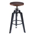 thumbnail image 2 of Armen Living Tabouret de Bar Réglable Tribeca en Gris Industriel, 2 of 8