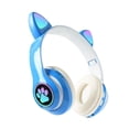 thumbnail image 1 of Auriculares de oreja de gato CUTICAT con luces RGB Azul, 1 of 8