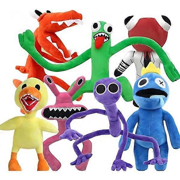 7pcs Rainbow Plush Toys Friends Plush Toys Rainbow Game Plush Chapter 1 Red Blue Green Orange Purple Pink Soft Plush Dolls Monster Plush Gift For Fans
