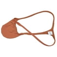 thumbnail image 2 of Botmois Men Solid Mini Bikini Thongs Ultrathin Low-rise G-String Underwear Comfortable T-Back Tangas Soft Micro Briefs Caramel M, 2 of 3