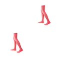 thumbnail image 3 of Sonducket 1 par de calcetines altos hasta el muslo de 52 cm JK, cómodos, antideslizantes, estilo pijo, medias largas hasta el muslo, fiesta, Cosplay, rojo Melon rojo 2piezas Sonducket CBP395165, 3 of 6