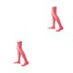 thumbnail image 3 of Sonducket 1 par de calcetines altos hasta el muslo de 52 cm JK, cómodos, antideslizantes, estilo pijo, medias largas hasta el muslo, fiesta, Cosplay, rojo Melon rojo 2piezas Sonducket CBP395165, 3 of 6