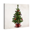thumbnail image 2 of Wynwood Studio Holiday and Seasonal Wall Art Canvas Prints 'Beckon of Cheer' Christmas Home Décor - Red, Green, 12" x 12", 2 of 5