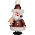 thumbnail image 2 of 4.75" Christian Ulbricht Santa Claus Holding a Christmas Tree Incense Burner, 2 of 2