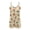 Dachshund Puppy, variant on ZAITUBLES Womens Rompers Summer Casual Loose Sleeveless Outfit Adjustable Spaghetti Strap Shorts Jumpsuit, Lightweight with Front Pockets, Tropical Floral Leaf Print, Size 2XL