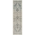 thumbnail image 3 of SAFAVIEH Vintage Persian Aras Geometric Polyester Runner Rug, Grey/Blue, 2'2" x 12', 3 of 6